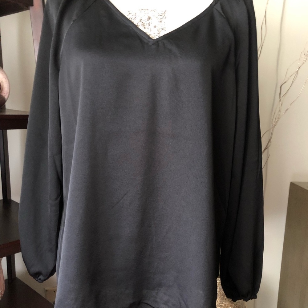 Nine West Blouse with tie back.